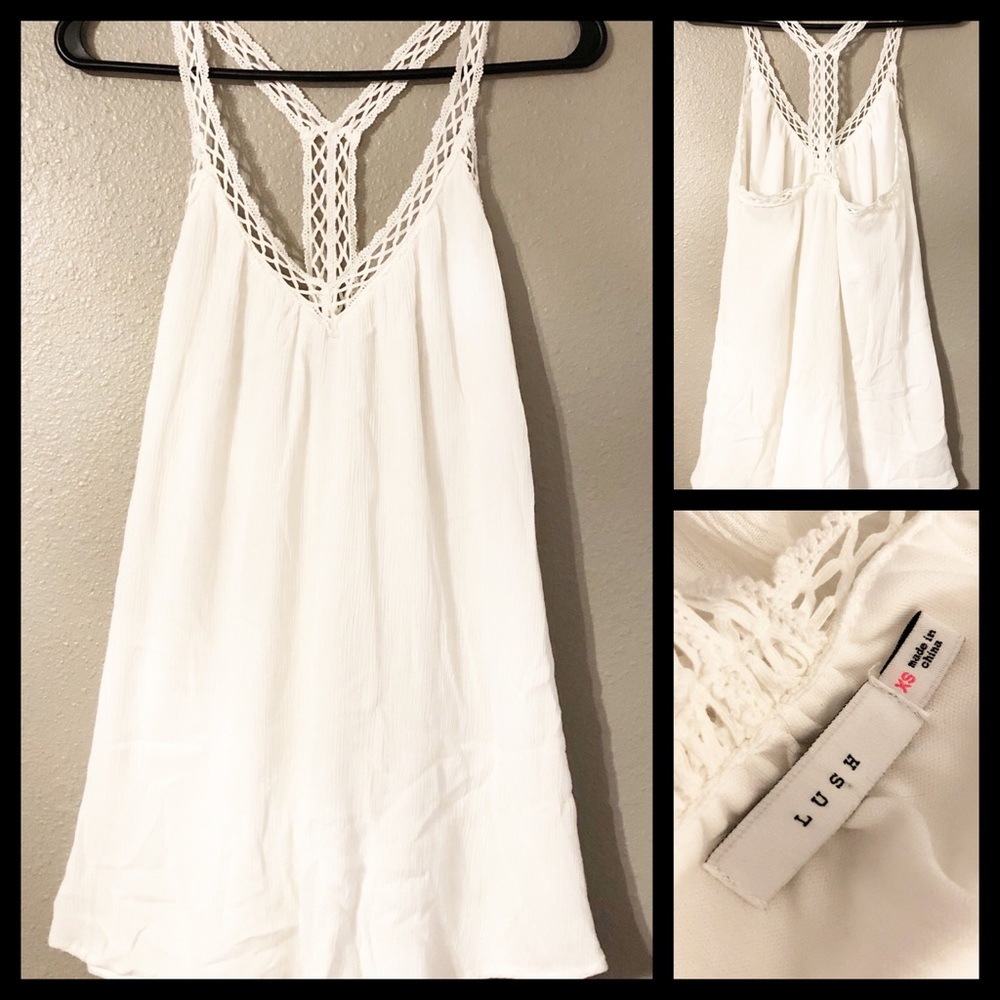 LUSH l XS white dress